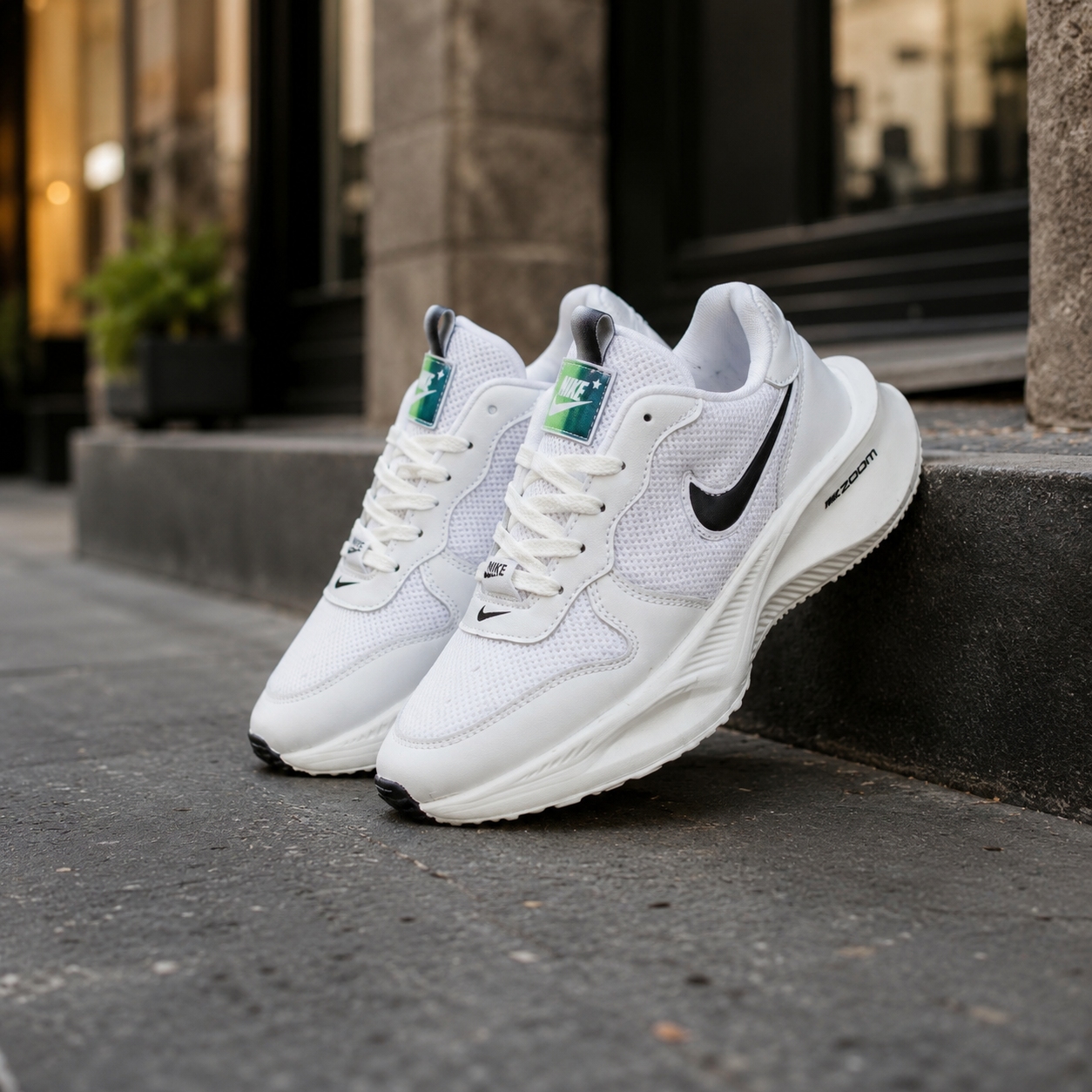 کفش ورزشی زنانه نایکی مدل Zoom-سفید